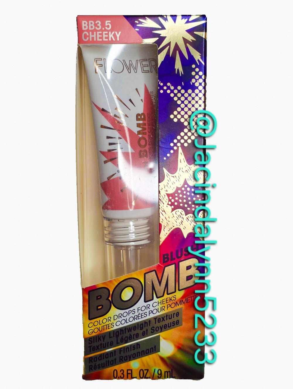 Flower Beauty Blush Bomb Color Drops For Cheeks In Shade Cheeky BB3.5 Full Size